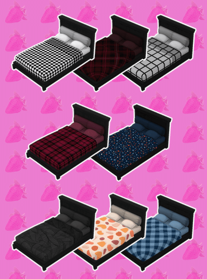 Modern Colonial Bed Recolor [MM]