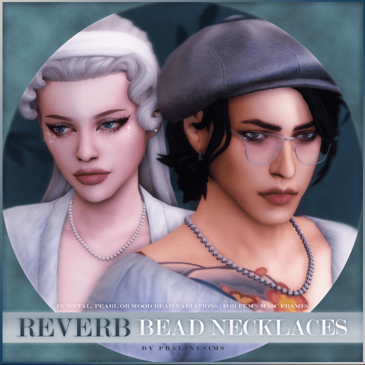 Bead Necklace Set (Wood/ Metal/ Pearls)