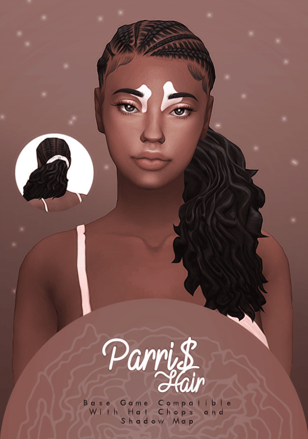 Parris Long Braided Curly Ponytail for Female [MM]