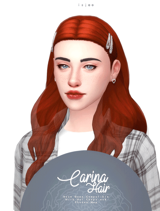 Carina Straight Long Hair with Front Hair Clips for Female [MM]