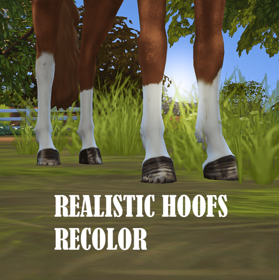 Realistic Hoof Colors for Horses [ALPHA]