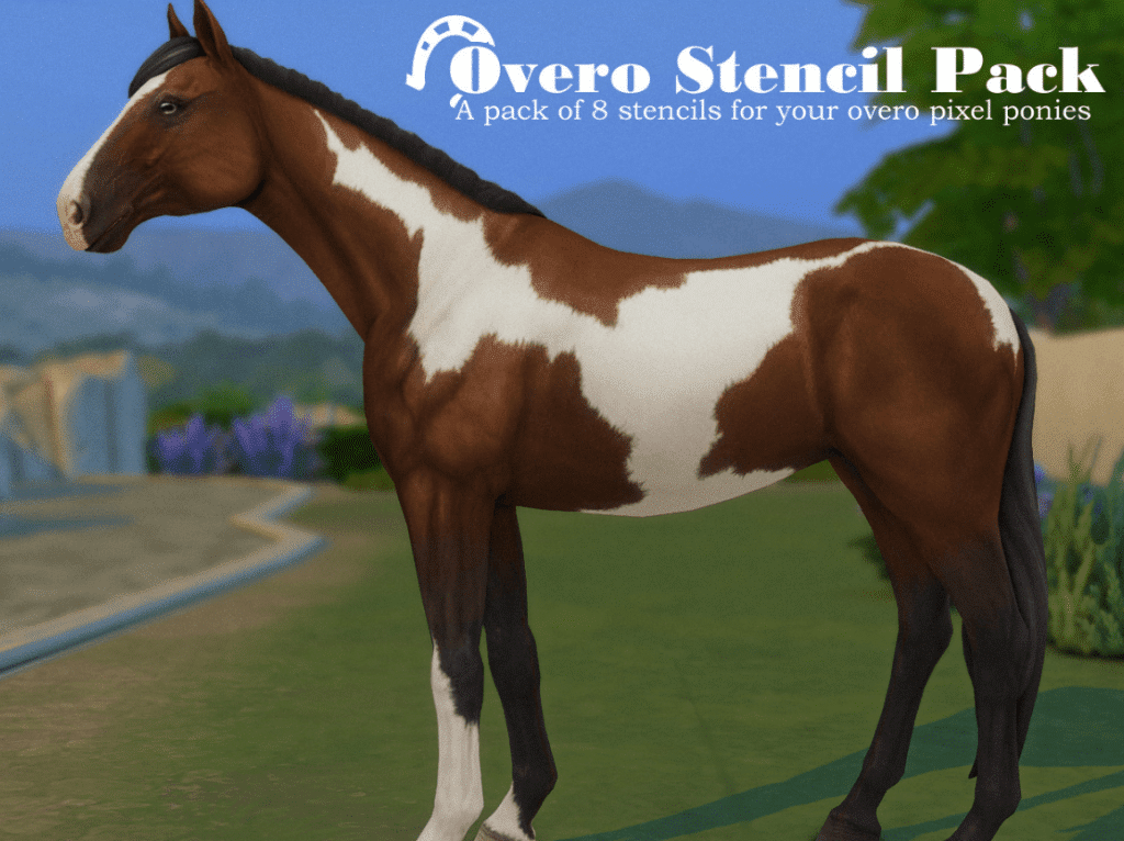 Overo Stencil Pack for Horses [MM]