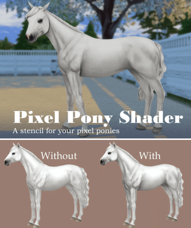 Pixel Pony Shader for Horses [MM]