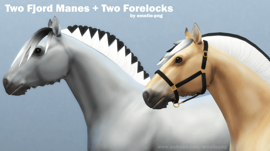 Fjord Manes and Forelocks for Horses [MM]