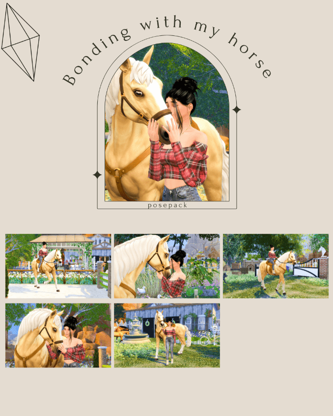 Bonding With My Horse Pose Pack