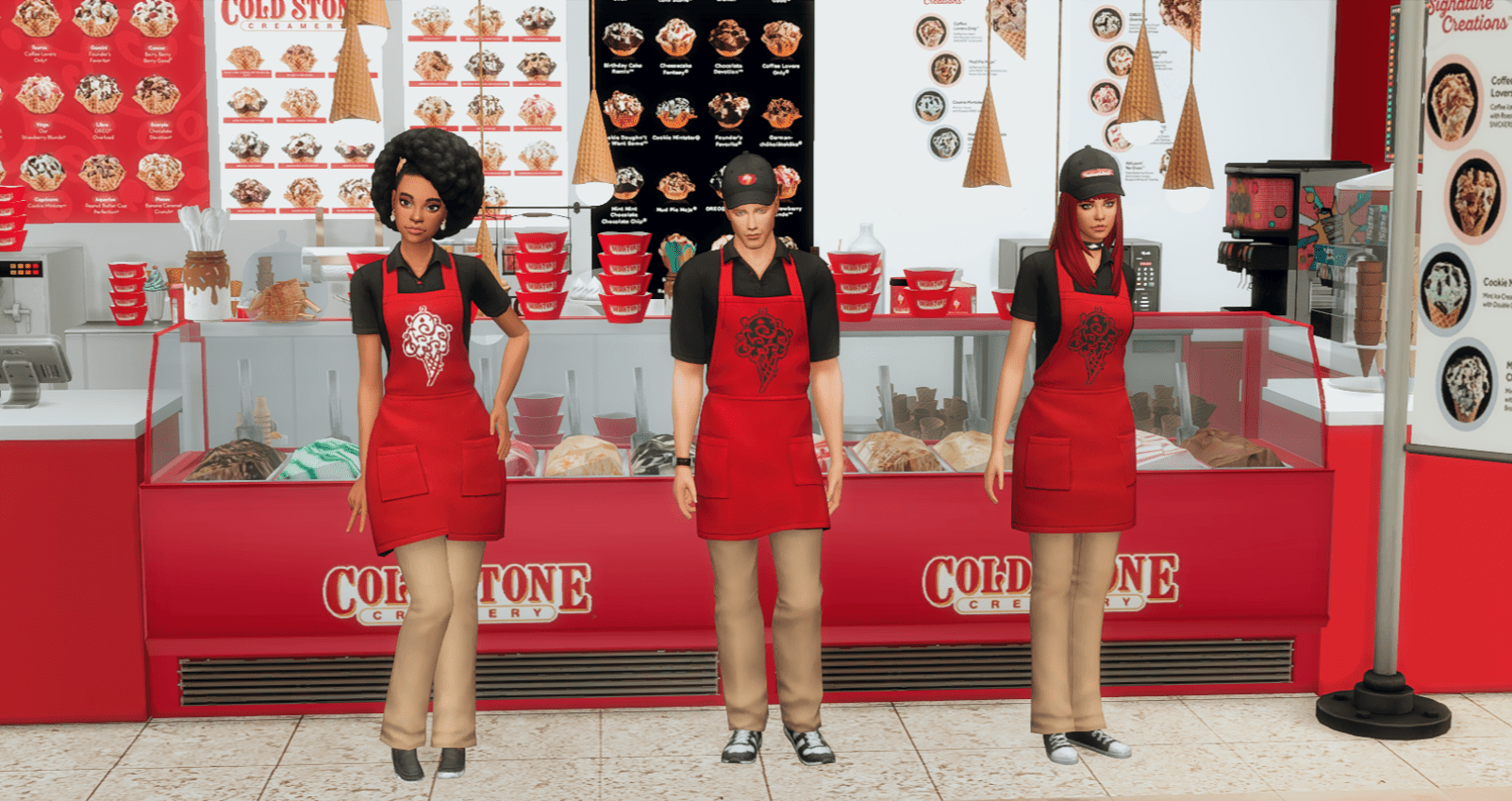 Cold Stone Creamery Uniform and Hat [MM]