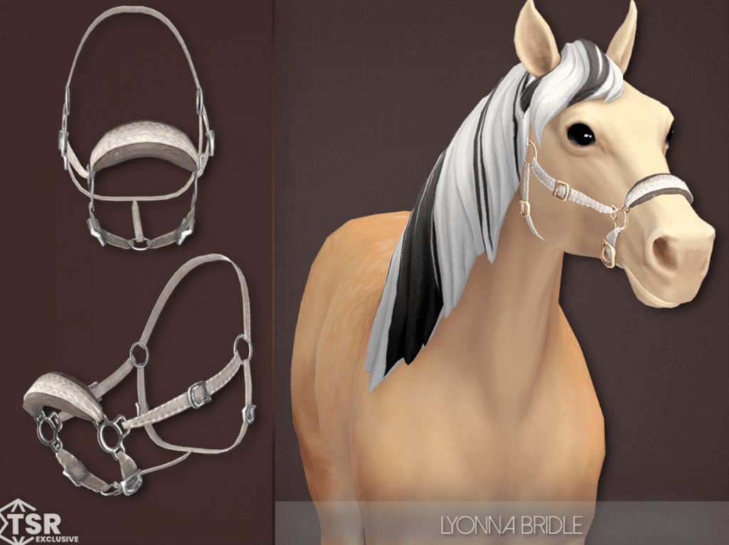 Lyona Fancy Leather Bridle with Metal Accessory for Horses [ALPHA]