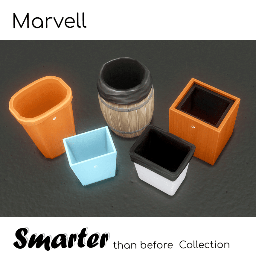 Assorted Smart Trash Cans [MM]