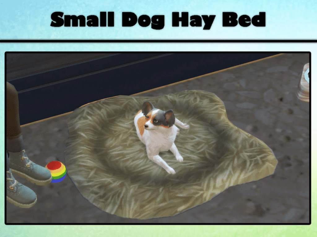 Small Dog Hay Bed [MM]