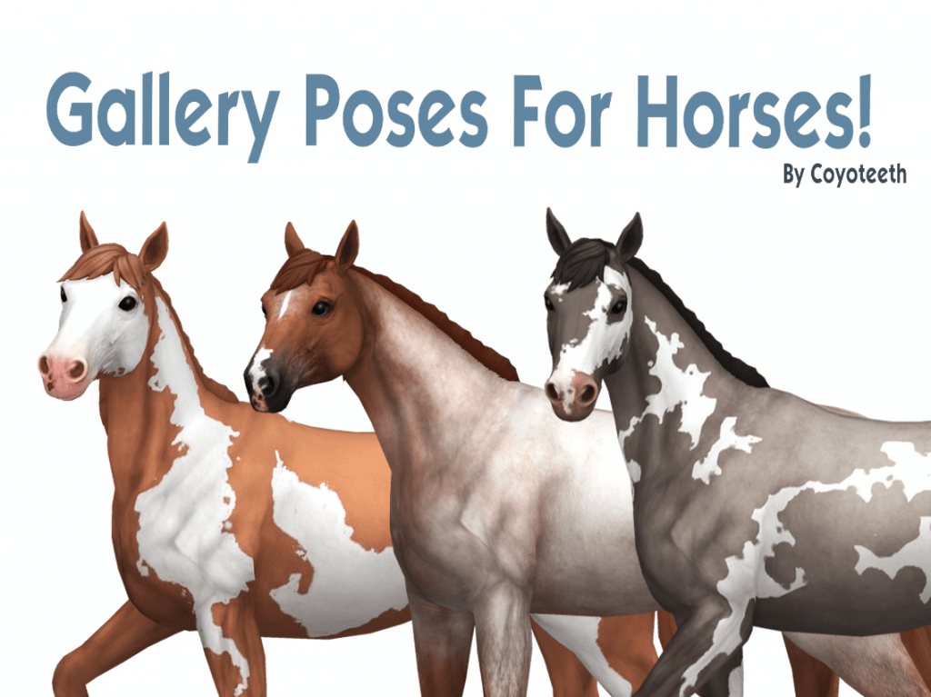 Gallery Pose Pack for Horses