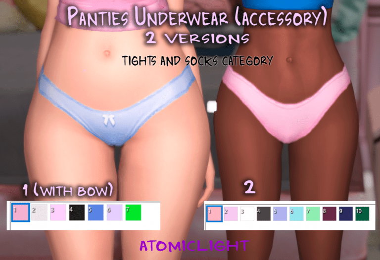 Sleek Mid Waist Panties for Female [MM]