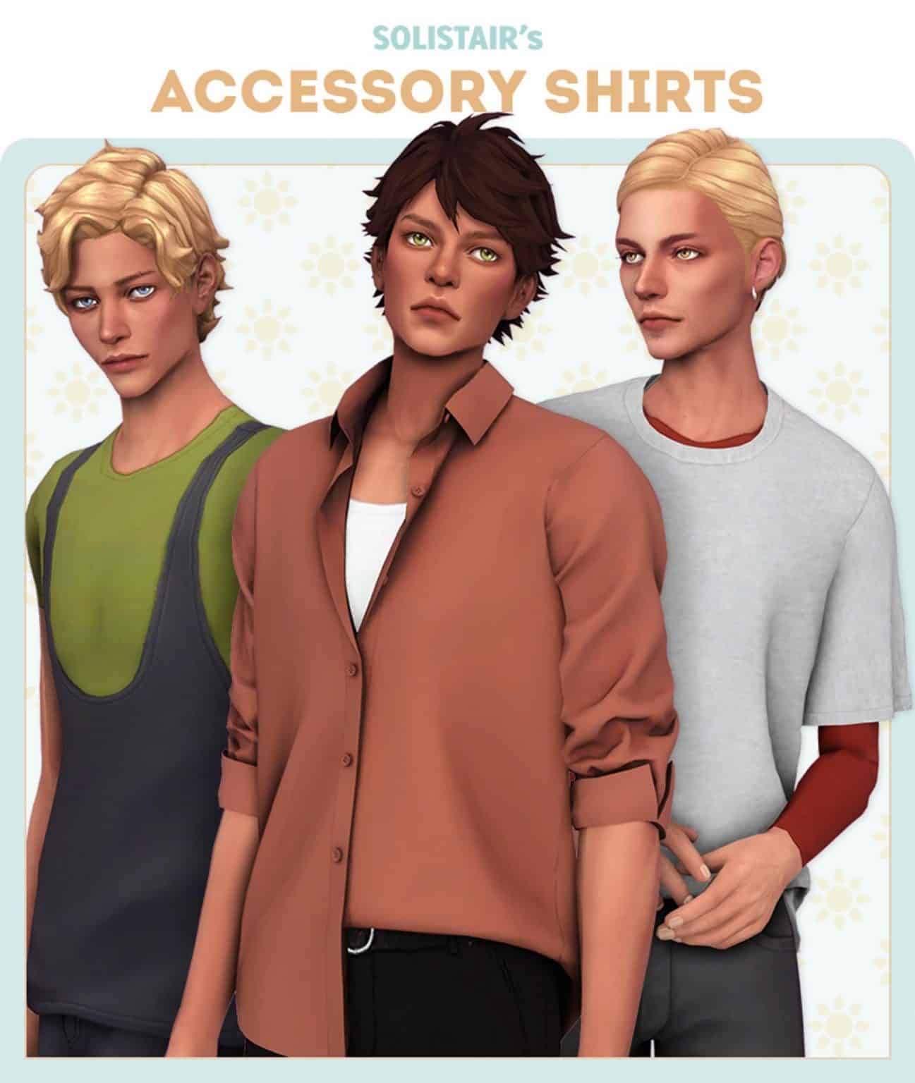 Latest Accessory Tops Custom Content for the Sims 4 — SNOOTYSIMS