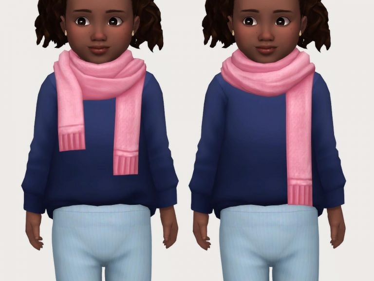 Toddler Scarf with Sweater [MM]