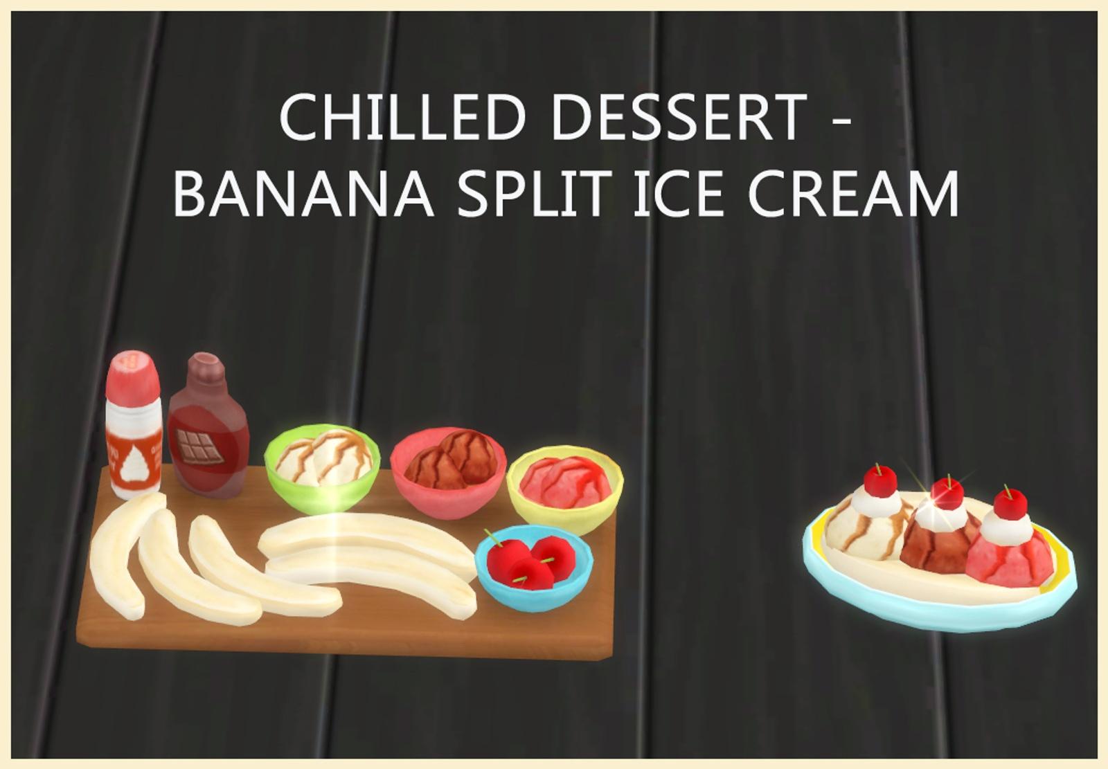 banana split icecream icemunmun