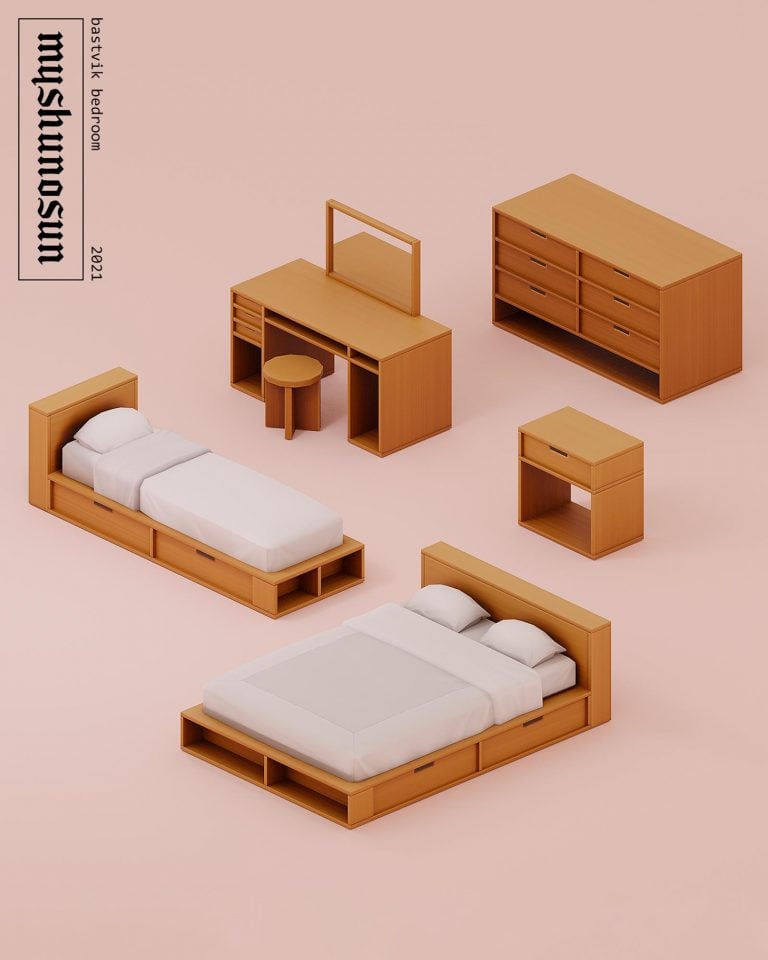 bastvik bedroom 6 items for a 6k special myshunosun