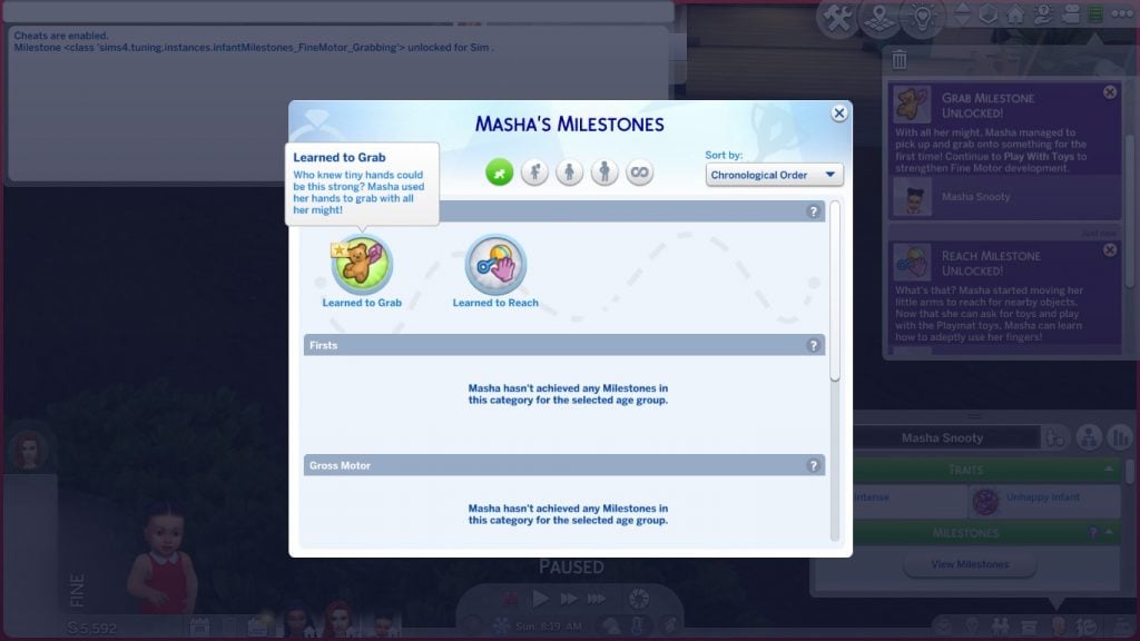 Milestone Cheats: Add / Remove Milestones + special cheats - The Sims 4  Mods - CurseForge