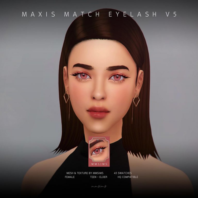 mmsims eyelash maxis match v5 mmsims