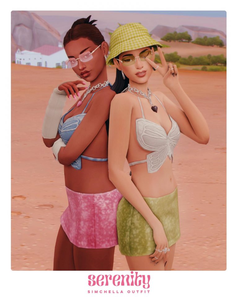simchella outfit 5 items serenity