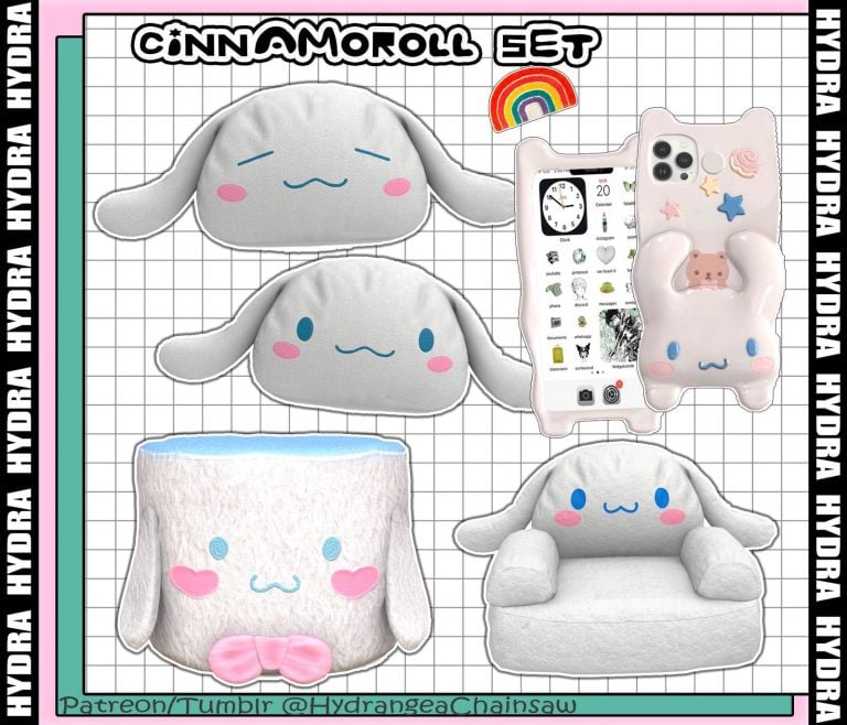 Cinnamoroll Set ( Phone / Chair / Pouf / Toy ) [Alpha]