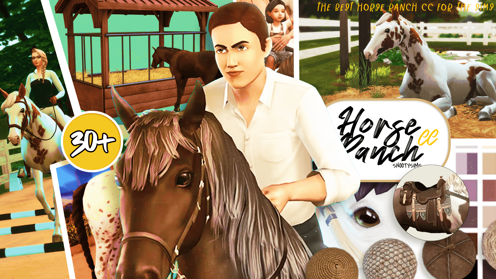 70+ Sims 4 Horse Ranch CC: Best CAS & Build/Buy Objects! — SNOOTYSIMS