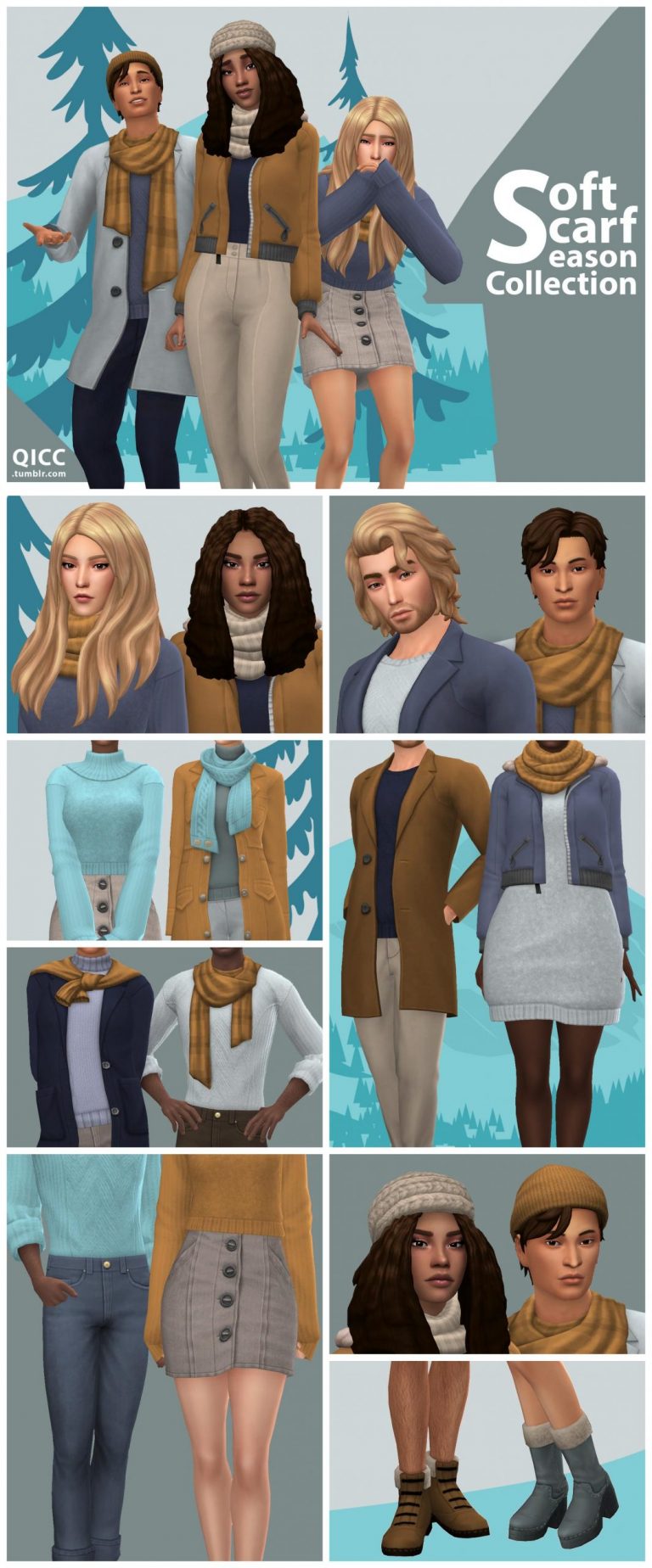 Soft Scarf Season Collection [MM]