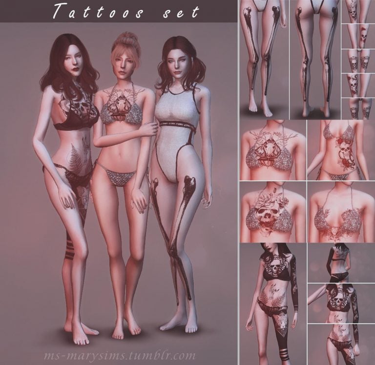 Search Results 35 Tattoos set