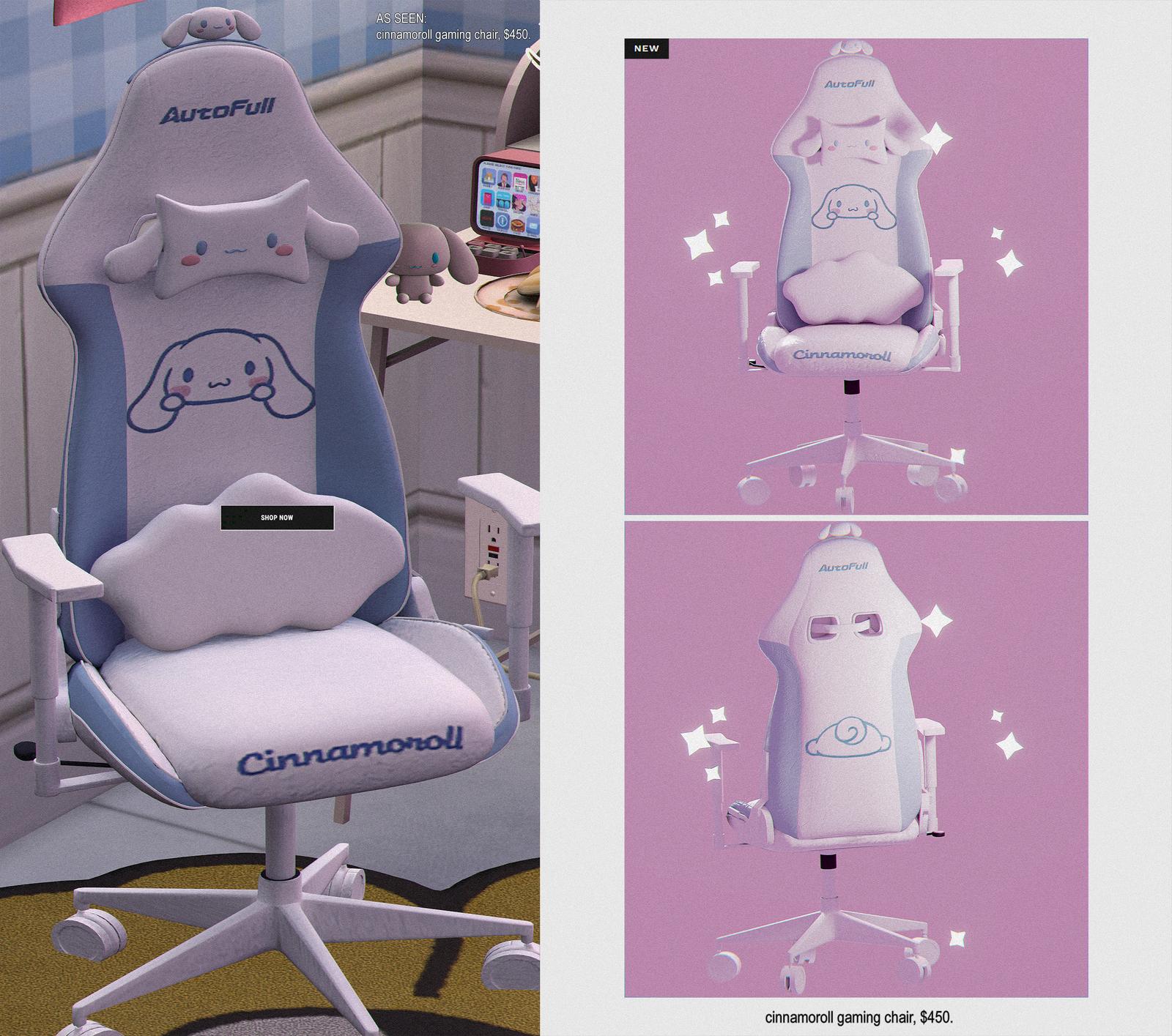 ts4 bknysimz cinnamoroll gaming chair bknysimz