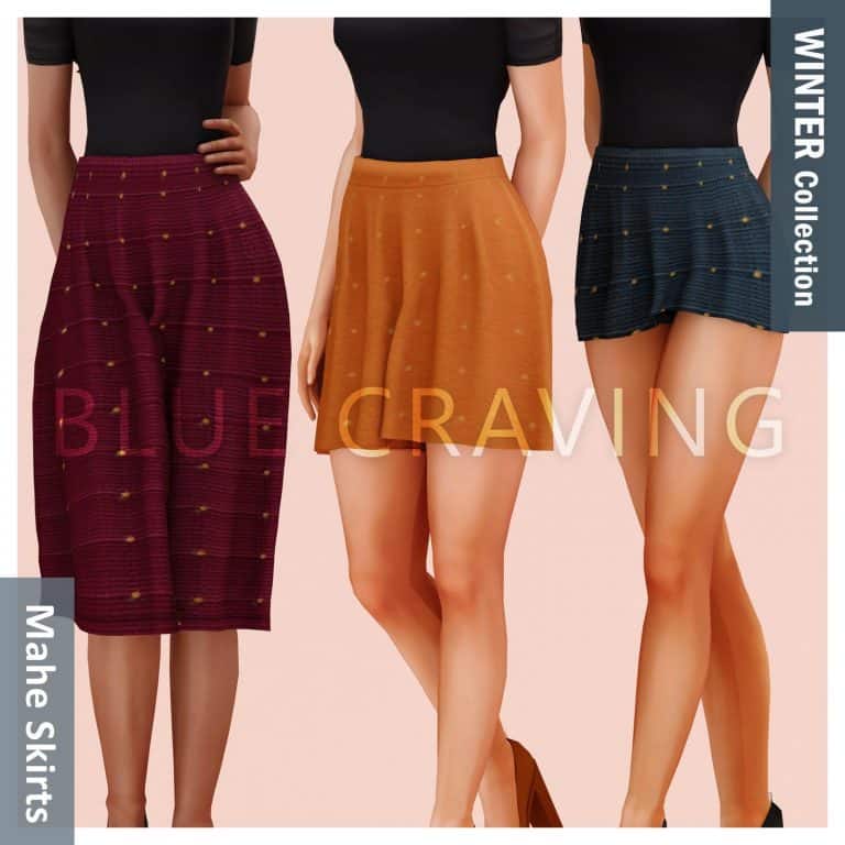 winter collection mahe skirts blue craving