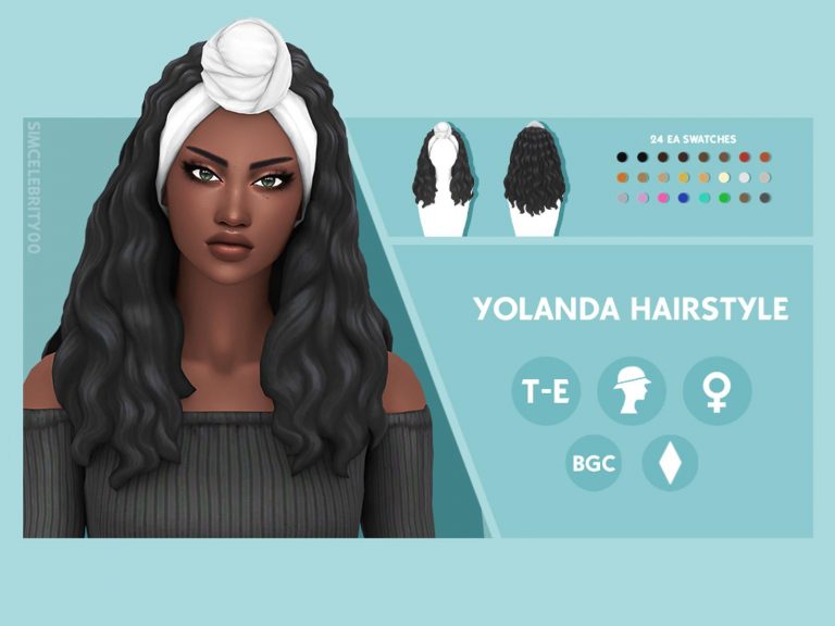 yolanda hairstyle headband overlay simcelebrity00