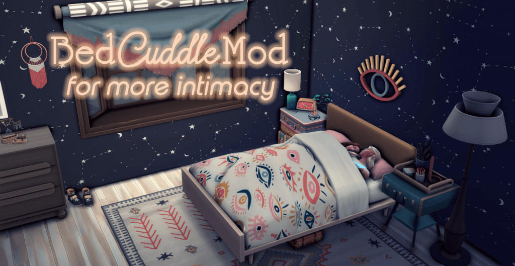 sims 4 bed cuddle mod