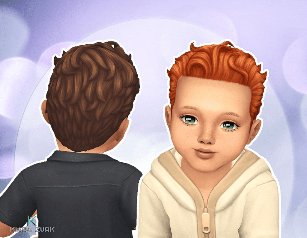 Cropped Curly Hair for Infants [MM]