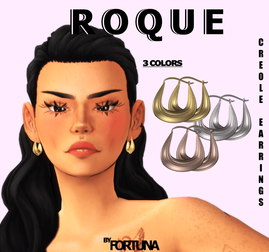 Roque Elegant Creole Earrings [ALPHA]