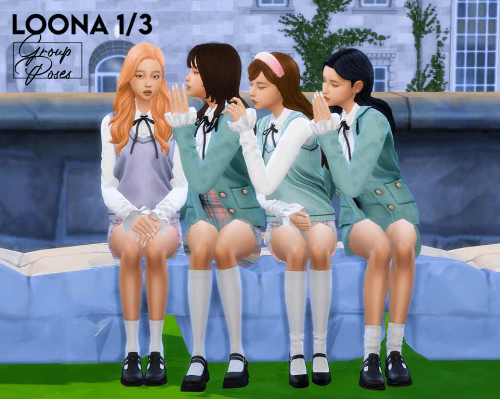 Loona Korean Girl Group Pose Pack