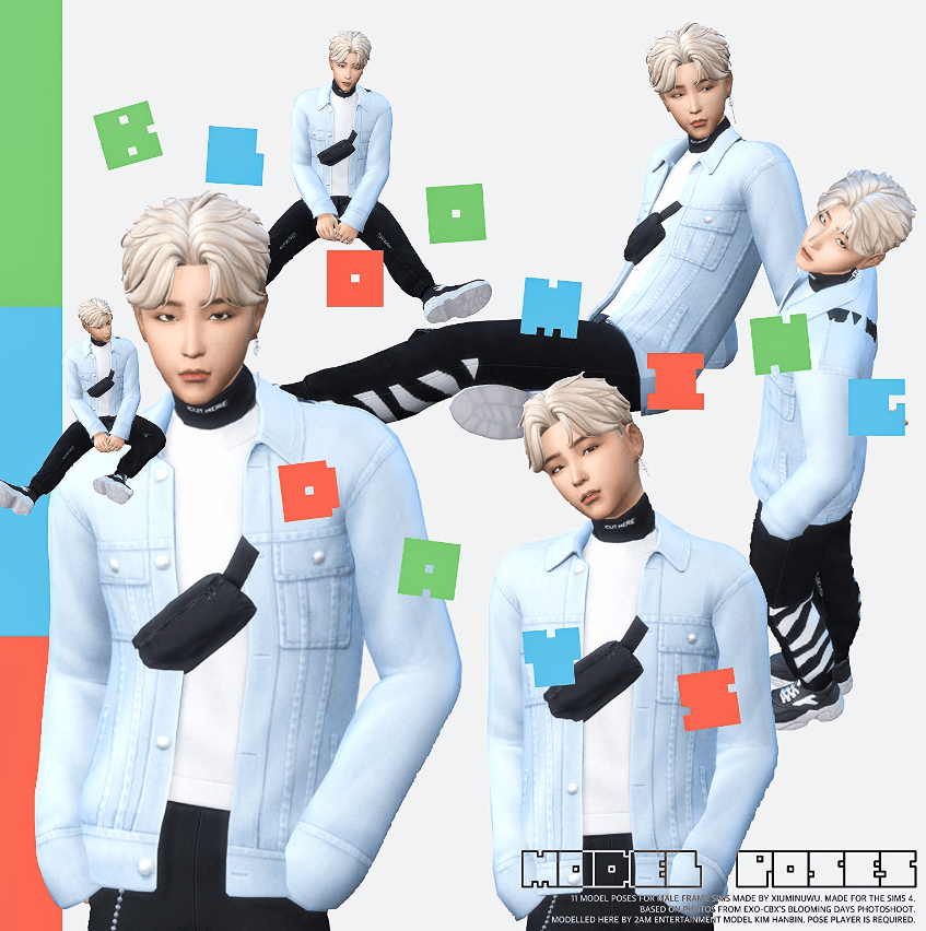 Blooming Days Male Model Pose Pack