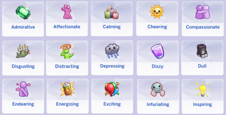 Mood Pack Mod: The Ultimate Trove of Positive and Negative Emotions In TS4!