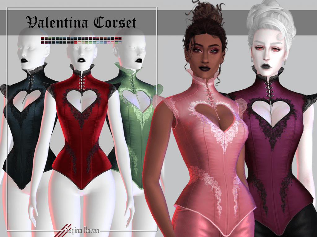 Mid Heart Shaped Cut Corset for Male and Female [ALPHA]