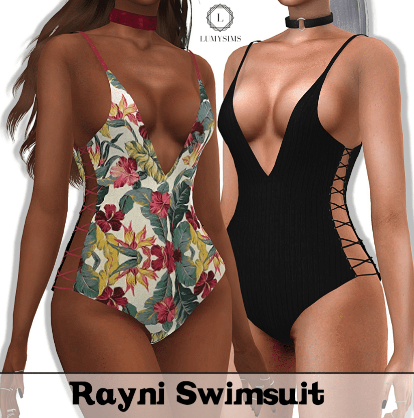 Sexy Side Lace One Piece Swimsuit for Female [ALPHA]