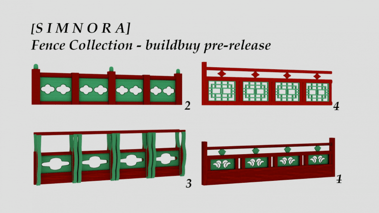 Korean Palace Fence Collection [MM]