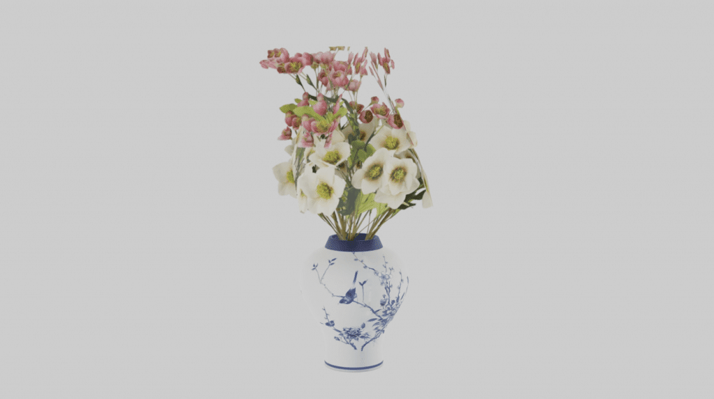 Assorted Flowers with Korean Vase Decor [ALPHA]