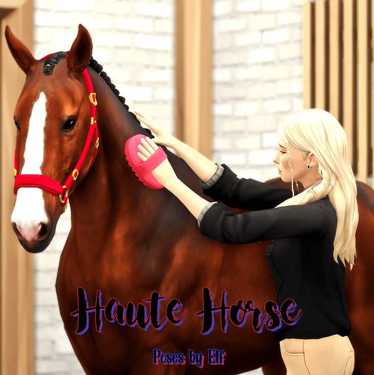 Haute Horse Pose Pack for Horses and Sims