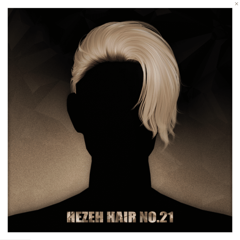 Short One Sided Hairstyle with Long Bangs for Male [ALPHA]