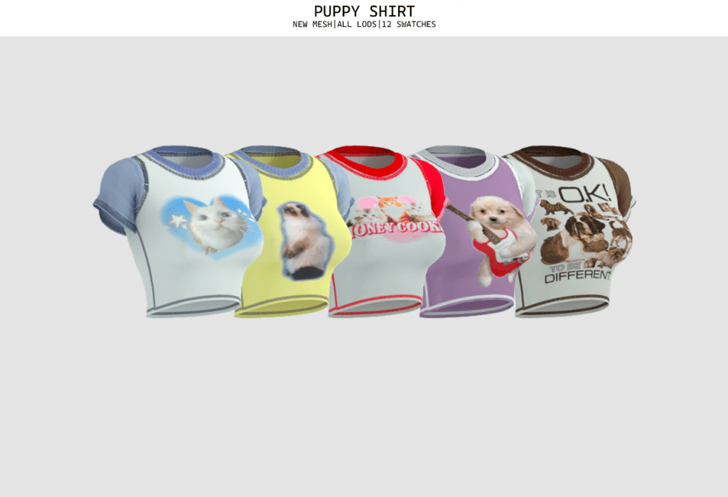 Animal Printed Crop Top T-Shirt for Female [ALPHA]