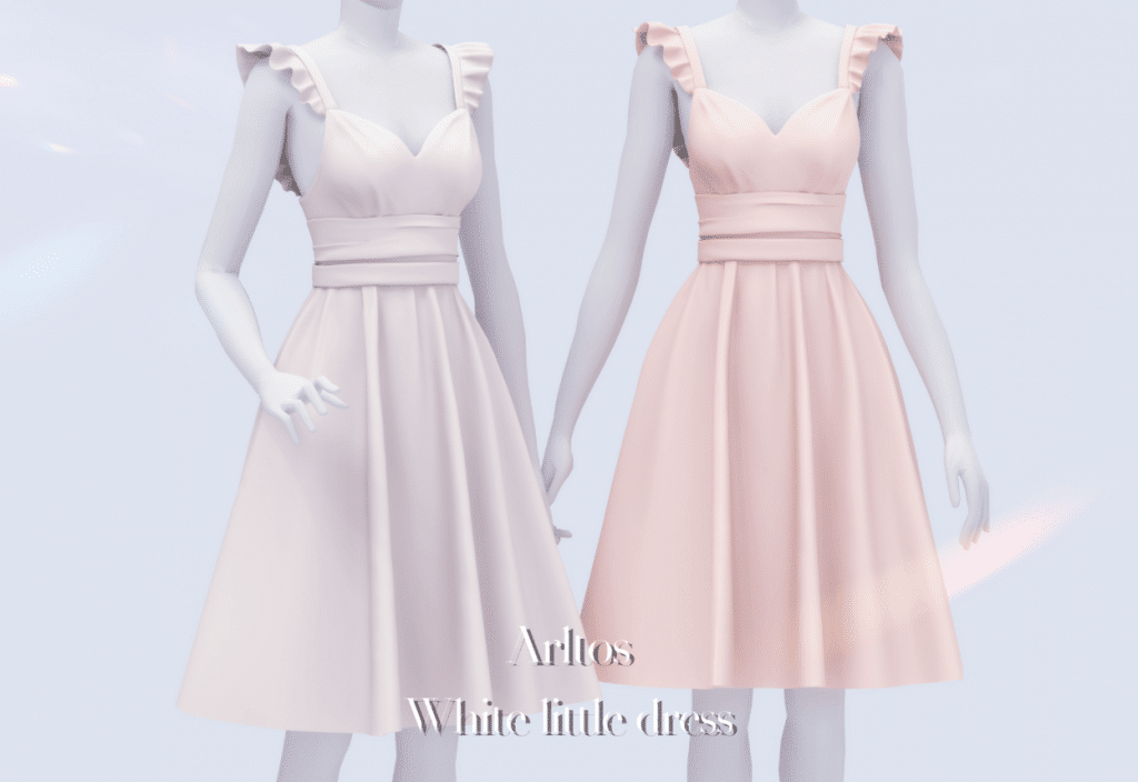 Ruffled Strap Summer Dress [ALPHA]