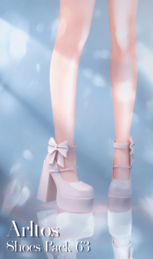 Chunky High Heels with Ribbon [ALPHA]