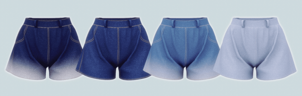 Loose Denim Shorts for Female [ALPHA]