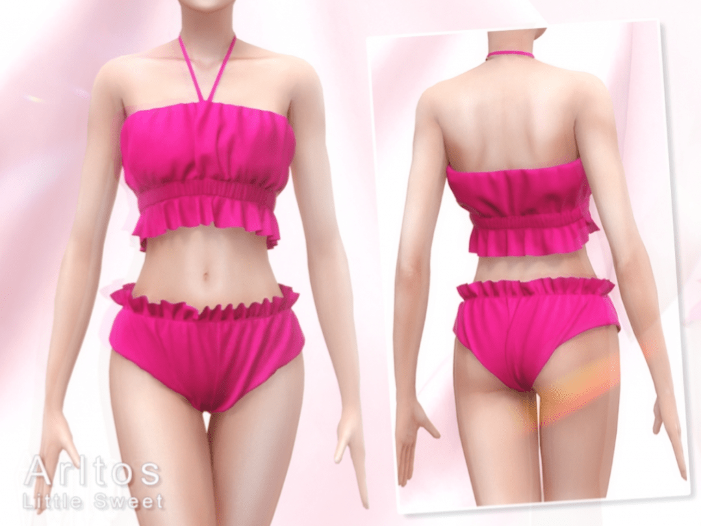 Ruffled Bikini Set for Female [ALPHA]