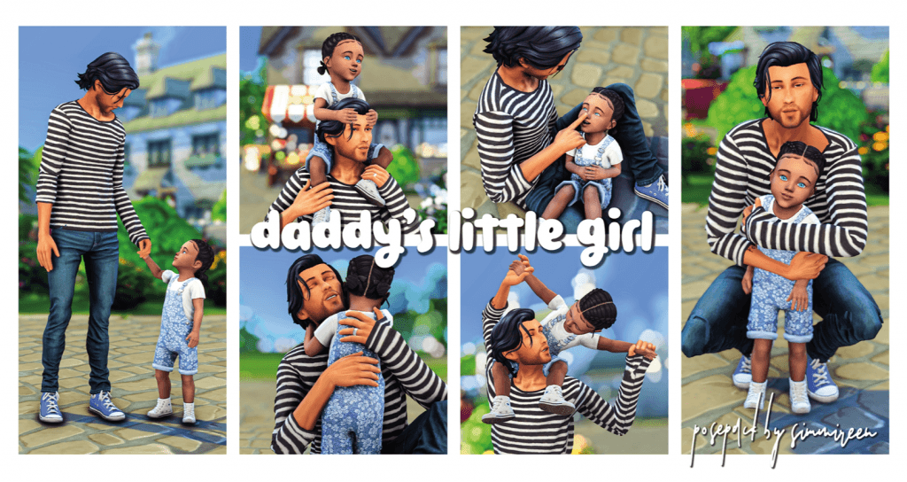 Daddy's Little Girl Pose Pack