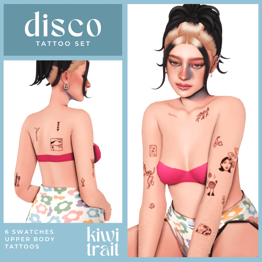 Assorted Disco Mini Tattoo Set [MM]