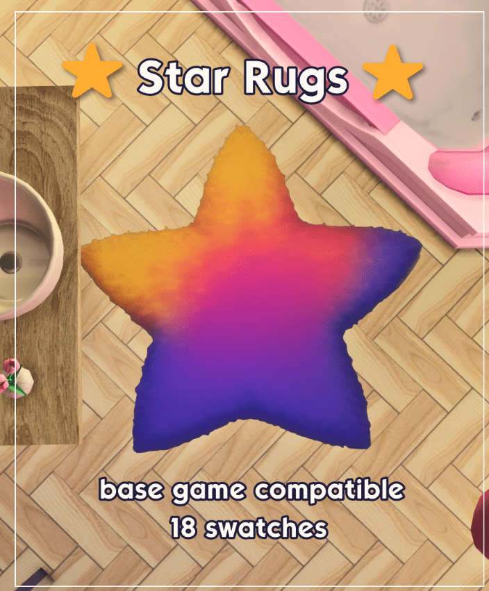 Soft Texture Star Shaped Rugs [ALPHA]