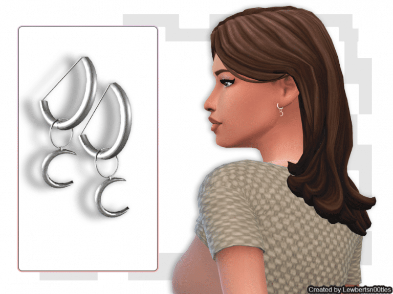 Zoey Moon Shaped Modern Earrings for Female [ALPHA]